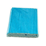 Load image into Gallery viewer, 80 Pack Light Blue Paper Straws
