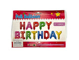 Load image into Gallery viewer, Happy Birthday Foil Balloon Banner