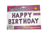 Load image into Gallery viewer, Happy Birthday Foil Balloon Banner