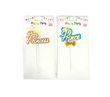 Load image into Gallery viewer, Prince Or Princess Cake Topper