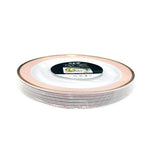 Load image into Gallery viewer, 12 Pack Gold With Pink Plastic Plate - 17cm