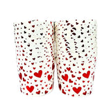 Load image into Gallery viewer, 20 Pack White With Red Hearts Cupcake Cases