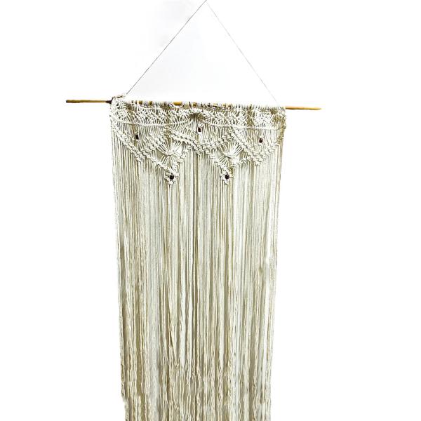 White Macrame Wall Hanging Decor - 120cm x 150cm
