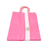 Load image into Gallery viewer, 5 Pack Pink Kraft Bag - 22cm x 28cm x 11cm