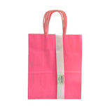 Load image into Gallery viewer, 5 Pack Pink Kraft Bag - 22cm x 28cm x 11cm