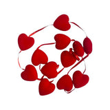 Load image into Gallery viewer, Red Foam Heart Garland