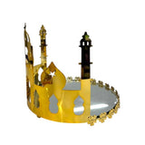 Load image into Gallery viewer, 2 Set Of Round Ramadan Mirror Accent Trays