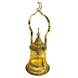 Load image into Gallery viewer, Gold Ramadan Led Lantern With Moon Handle