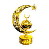Load image into Gallery viewer, Ramadan Gold Led Incense Burner With Lid