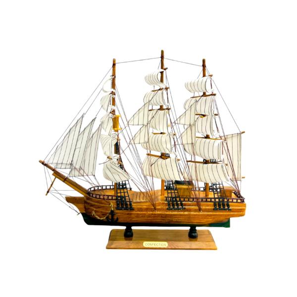 Assorted Wooden Model Sail Boat - 50cm