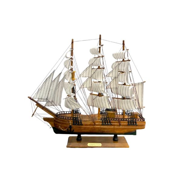 Assorted Wooden Model Sail Boat - 50cm
