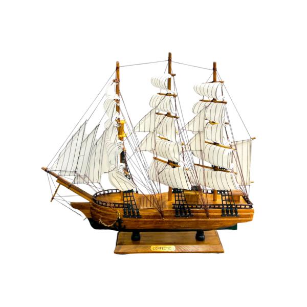 Assorted Wooden Model Sail Boat - 50cm