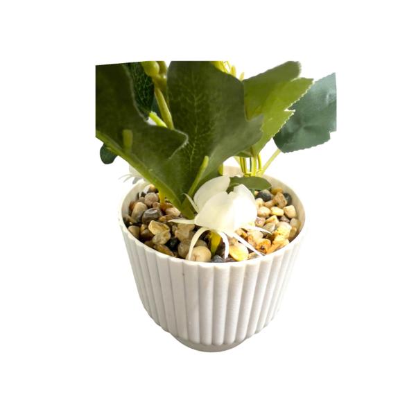 White Flower Potted Plant - 32cm