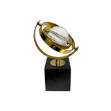 Load image into Gallery viewer, Crystal Globe With Gold Stand Table Decor