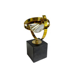 Load image into Gallery viewer, Crystal Globe With Gold Stand Table Decor