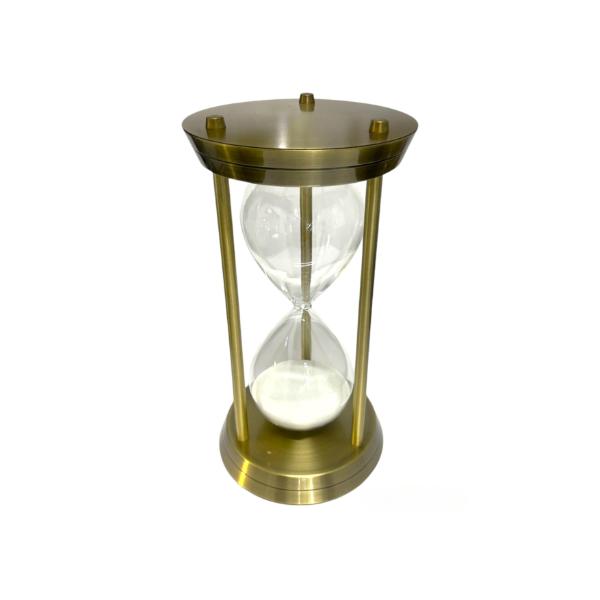 Golden Sand Hour Glass Table Decor