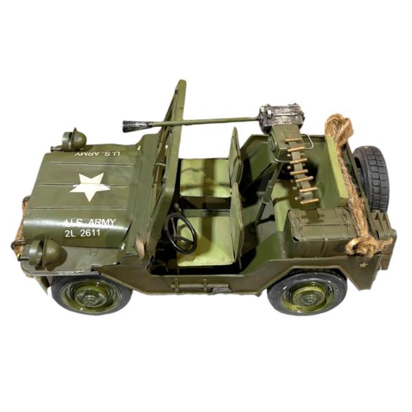 Old Jeep Model Army Car