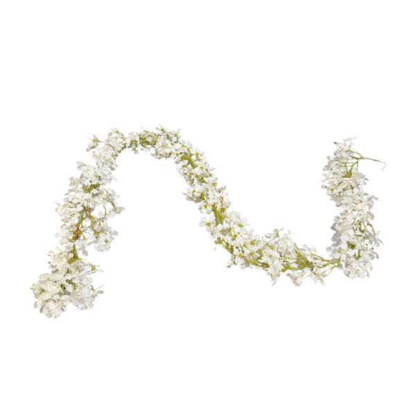 White Flower Garland - 1.8m