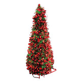 Load image into Gallery viewer, Assorted Christmas Table Top Tinsel Tree - 50cm