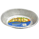 Load image into Gallery viewer, Oval Foil Tray - 33cm x 16cm x 7.4cm