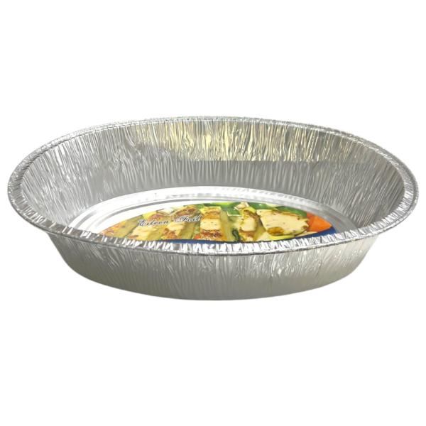 Oval Foil Tray - 33cm x 16cm x 7.4cm