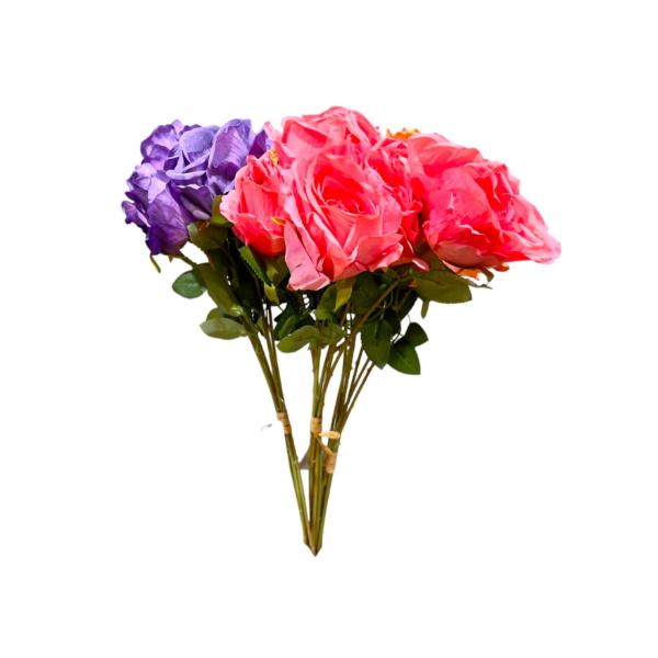 7 Heads Event Rose Bouquet - 52cm