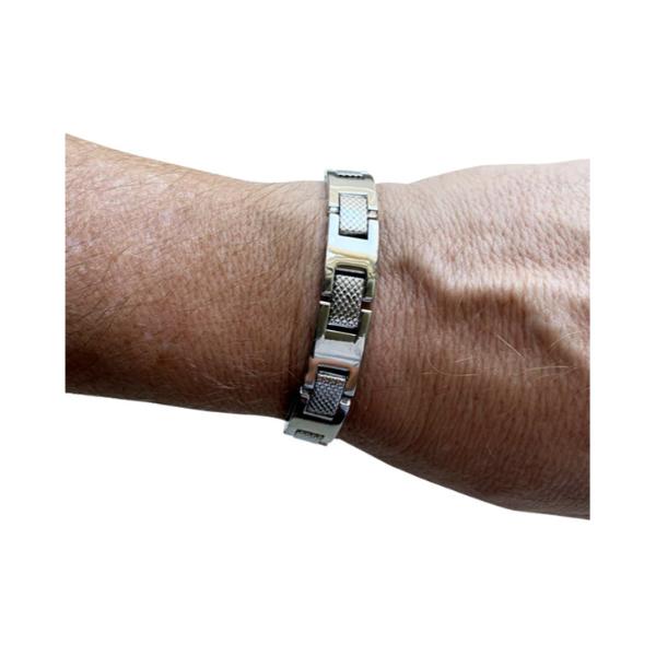 Chrome Black Mens Republic Watch Set With 2 Bracelets