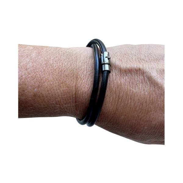 Gun Metal Mens Republic Watch Set With 3 Bracelets