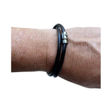 Load image into Gallery viewer, Gun Metal Mens Republic Watch Set With 3 Bracelets