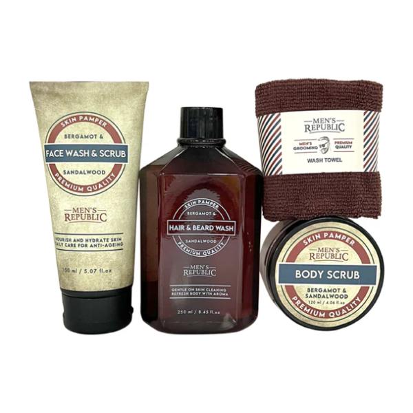 5 Pack Mens Republic Grooming Kit With Tool Case - 25cm x 7cm x 21.5cm
