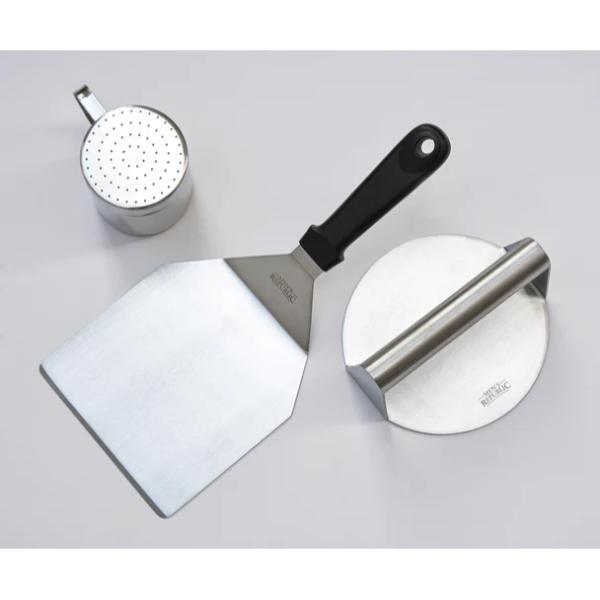 3 Pack Mens Republic Hamburger BBQ Set - 25.6cm x 9.5cm x 32.8cm