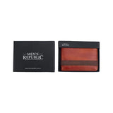Load image into Gallery viewer, Tan Mens Republic Vegan Leather Wallet - 10.7cm x 7.7cm x 1.9cm