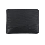 Load image into Gallery viewer, 2 Tone Black Mens Republic Faux Leather Wallet - 12cm x 9.1cm x 2.6cm