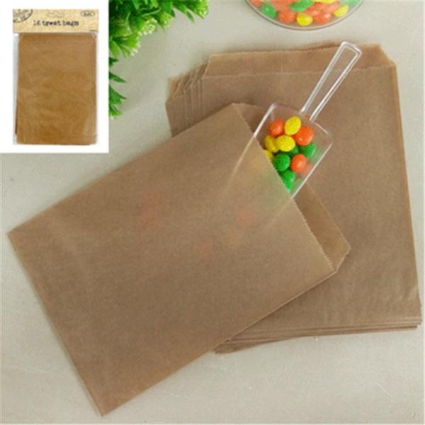 18 Pack Kraft Treat Bag - 13cm x 18cm