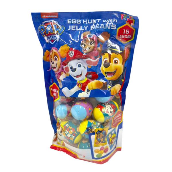 15 Pack Paw Patrol Egg Hunt With Jelly Beans - 75g