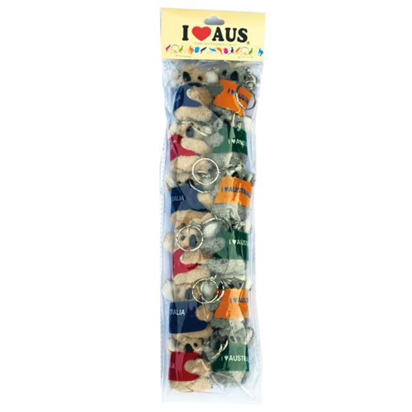 120 Pack Koala With Vest Keyring
