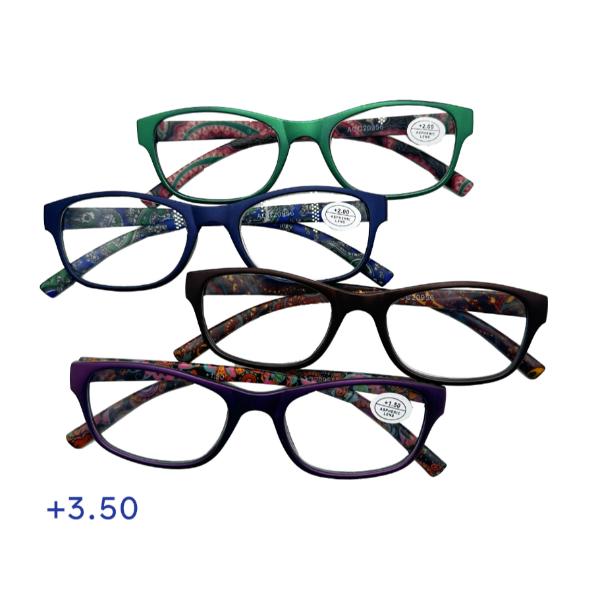 Paisley Print Reading Glasses - +3.5