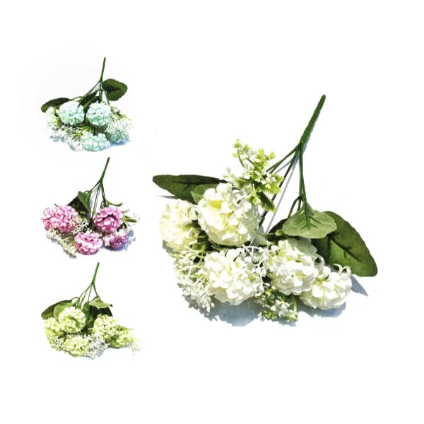 Artificial Chrysanthemum Bunch - 27cm