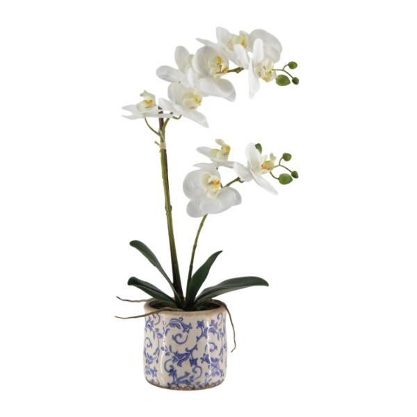 Real Touch Artificial Orchid Pot - 53cm