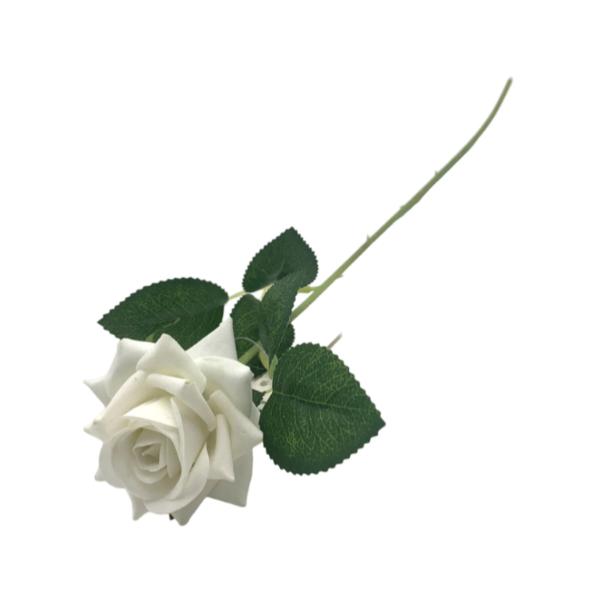 Artificial Single Stem Mini Rose - 49cm