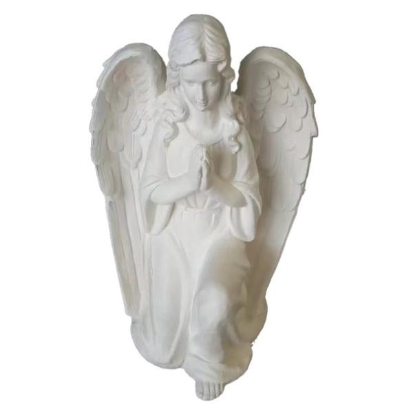 Cream Garden Angel In Praying Pose - 45cm