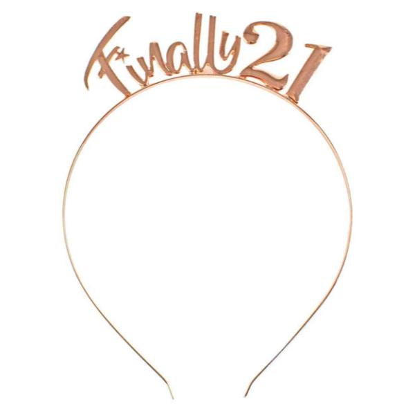 Rose Gold Finally 21 Headband