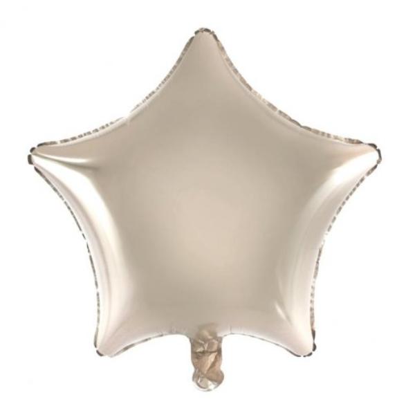 Champagne Decrotex Star Foil Balloon - 1.8cm