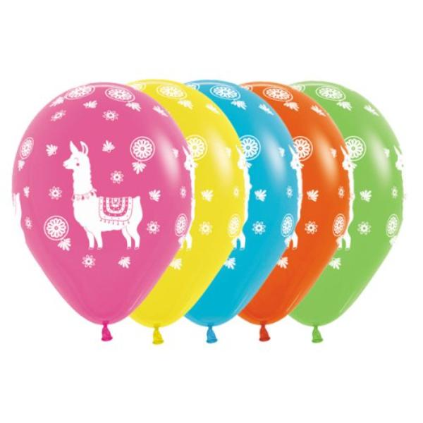 50 Pack Sempertex Llama Fashion Balloon - 30cm
