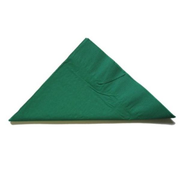 100 Pack Dark Green 2Ply Lunch Napkin