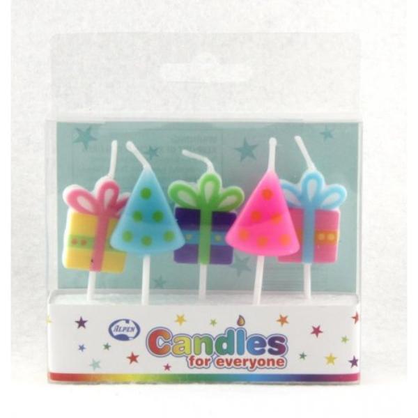 5 Pack Party Time Candles