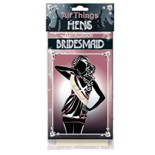 Bridesmaid Flashing LED Sash