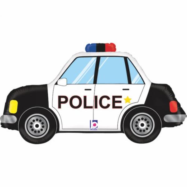 Police Car Shape Foil Balloon - 86cm