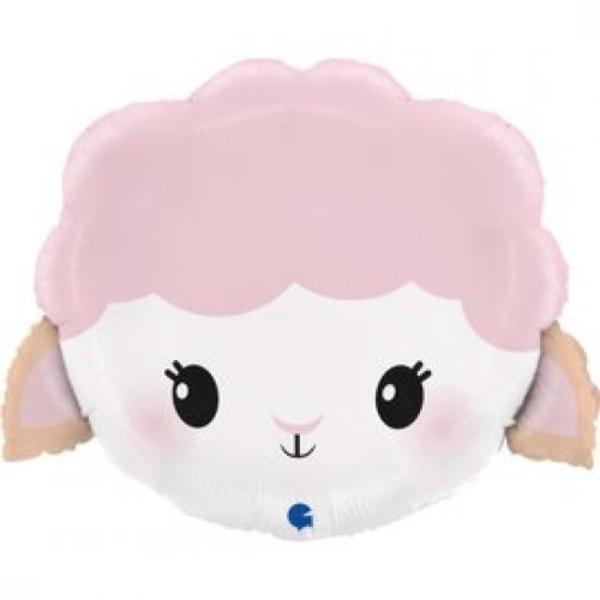Cute Sheep Shape Foil Balloon - 66cm