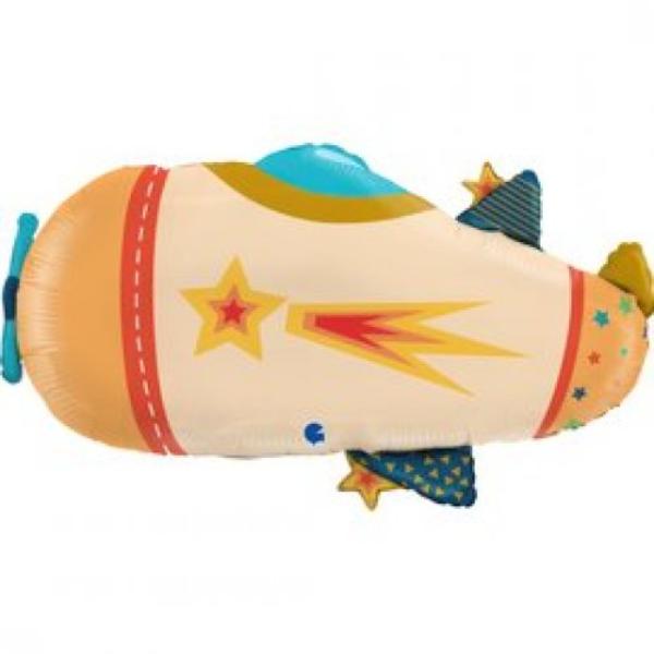 Cool Airplane Shape Foil Balloon - 86cm